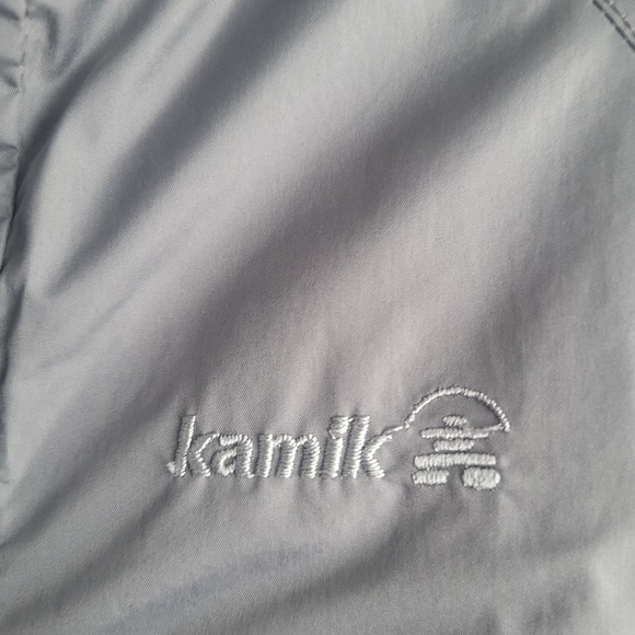 kamik kids lite weight‎ jacket size 8 134 gray unisex hood - Picture 2 of 9